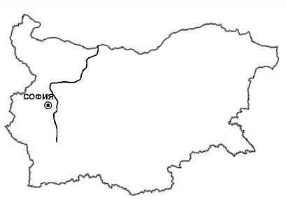 Коя  река е изобразена на картата