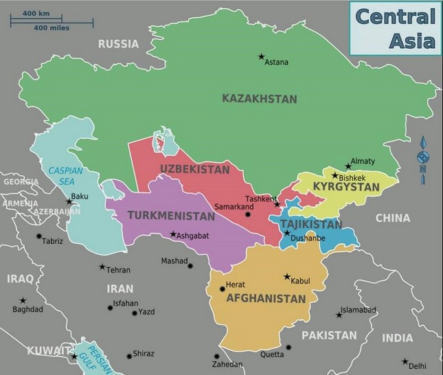 По какво се различават страните Туркменистан Казахстан и Узбекистан