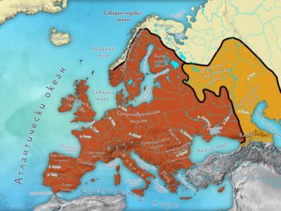 Коя от отточните области в Европа е с най-голям териториален обхват