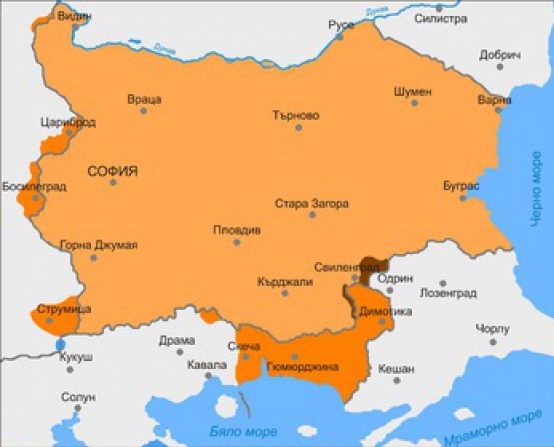 Това са територийте на България след Ньойски договор