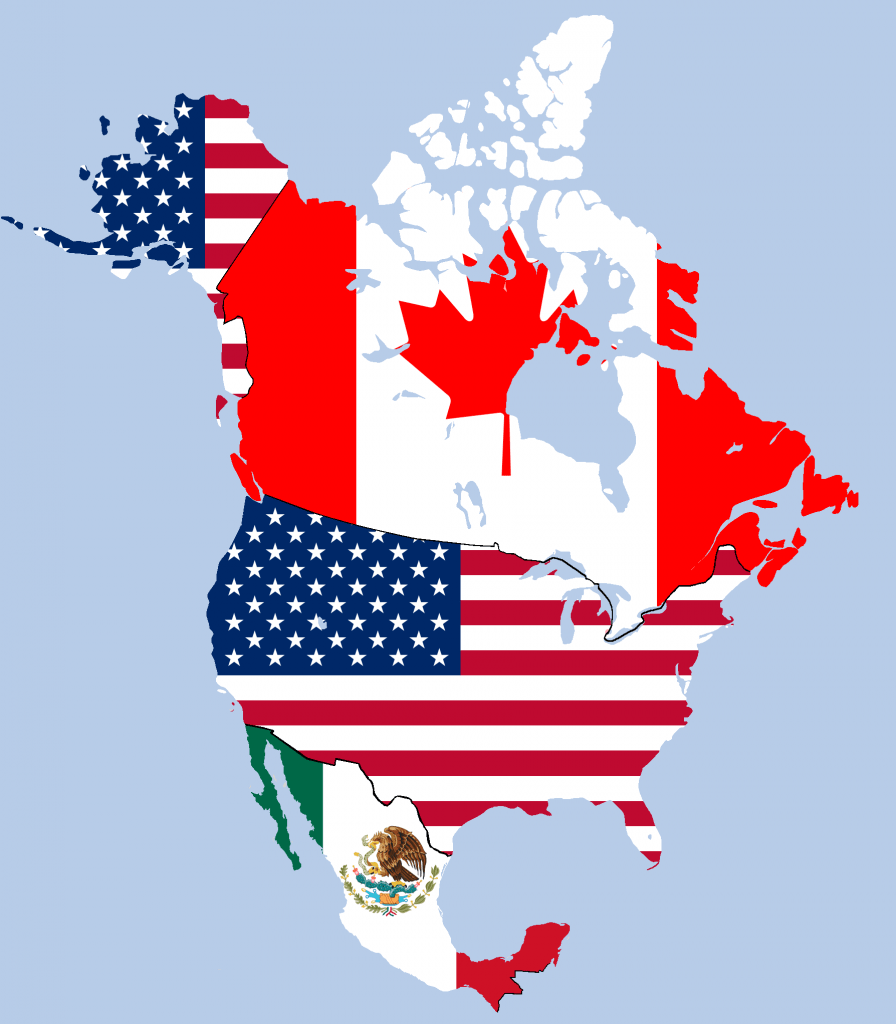 През 1992 год САЩ Канада и Мексико създават една от най-влиятелните регионални организации Основна цел на организацията е да се премахнат бариерите в търговията и инвестициите между трите страни Коя е тя